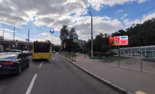 Видеоборд A в Киеве, 6x3  вул. Данила Щербаківського (Щербакова). (розв'язка з просп. Берестейський (Перемоги), вихід з ст.м. "Нивки") - 664328 фото 1
