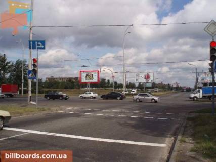 Білборд, Бігборд (Борд)   у Києві Полярная, угол Богатырской Фото 1