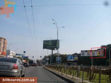 Билборд A в Киеве, 6x3  Глушкова Академіка проспект (ст. m. "Виставковий центр") фото 1