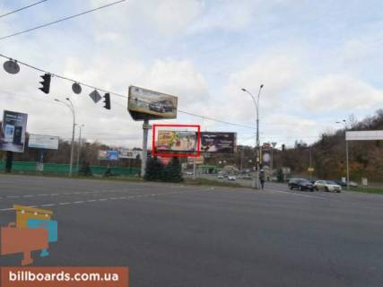 Билборд  в Киеве площадь ГВОВ / съезд с ул. Старонаводницкая фото 1