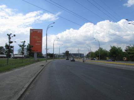 Бэклайт B в Киеве, 4x8  Набережно-Рибальська, 400 метрів до просп. Степана Бандери (Московський), рух з центру міста, ліворуч фото 1
