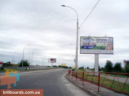 Білборд, Бігборд (Борд)   у Києві просп. Романа Шухевича (Генерала Ватутіна)/заезд на Бальзака Фото 1