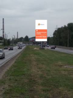Бэклайт A в Киеве, 4x8  Богатирська, "Кирилівське озеро" (розподілювач), рух в напрямку від Почайної (Петрівки) фото 1