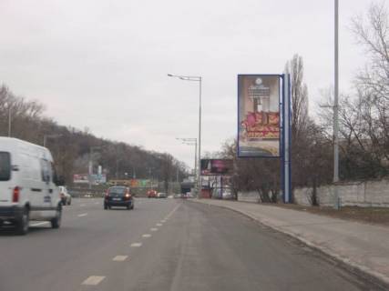 Бэклайт A в Киеве Наддніпрянське шосе (за 500 метрів  до мосту Патона, рух до центру міста) фото 1