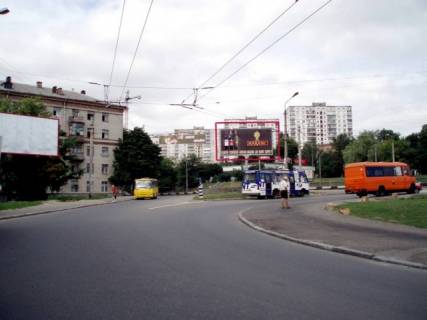 Билборд A в Киеве, 6x3  Борщаговская, 171/18(треугольник) фото 1