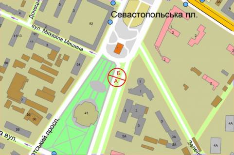 Сiтiлайт A у Києві, 1.2x1.8  Народного Ополчення, 1 / Севастопольська площа, розподілювач (лівий) схема