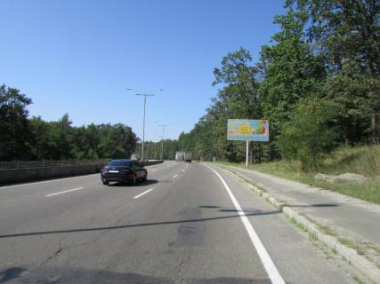 Билборд A в Киеве, 6x3  Велика Кільцева дорога, після 100 метрів руху від Лісозахисна вулиця в напрямку Гостомельського шосе фото 1