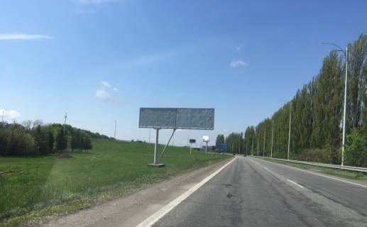 Билборд A в Киеве, 6x3  Бориспільске шосе (М-03) за 200 метрів до з'їзда із Бориспіль-аєропорт, рух до Киева, ліворуч фото 1
