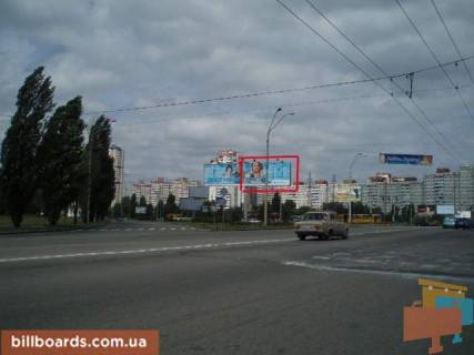 Билборд  в Киеве пр.Ватутина/ проспект Воскресенський (разд.треуг.) фото 1