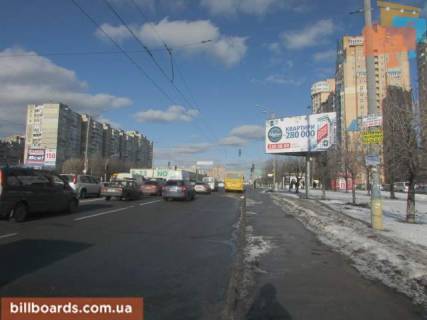 Билборд  в Киеве Палладина,250 м от развязки с просп. Берестейський (Перемоги) фото 1
