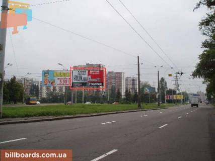 Билборд  в Киеве пр.Правды/пр.Порика(раздел.треугольник) фото 1