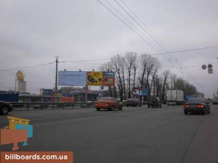 Білборд, Бігборд (Борд)  A у Києві Окружная дорога, разделитель / напротив пов-та на Жмеринскую ул. по ходу к просп. Берестейський (Перемоги) Фото 1