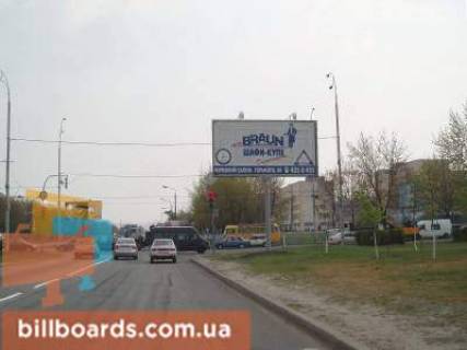 Білборд, Бігборд (Борд)   у Києві Полярная, угол Богатырской Фото 1