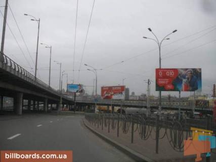 Билборд  в Киеве просп. Голосіївський (40-річчя Жовтня) 3, (подъезд к Моск. пл.) фото 1