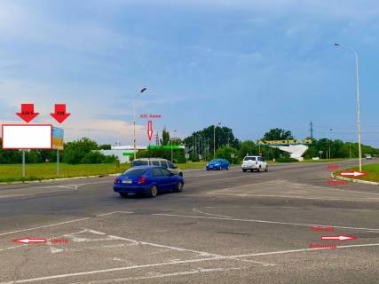 Билборд B в Каховке, 3х6  Панкеєвська (Будівельників) _правий фото 1
