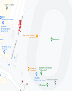 Брандмауэр A в Харькове проулок Власовкий схема