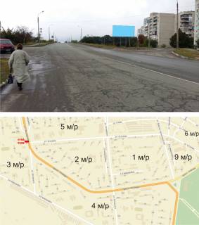 Билборд A в Лозовой, 3х6  Торговый рынок 2,  пр. Победы, 3 фото 1