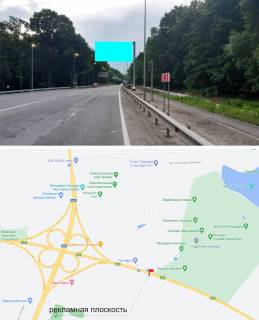 Билборд A в Харькове, 3х6  Окружная. поворот на Экопарк. В сторону Салтовки фото 1