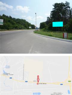 Билборд A в Харькове, 3х6  Трасса Харьков-Ахтырка, въезд в Харьков. 9-й км+420м, Солоницевка, рядом АЗС. фото 1