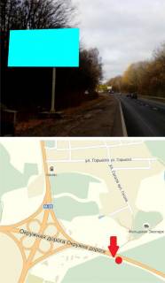 Билборд B в Харькове, 3х6  Трасса Киев-Харьков-Довжанский, 494 км. Из города. Рядом Фельдман-Экопарк. фото 1