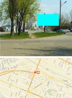 Білборд, Бігборд (Борд)  A у Лозовій, 3х6  вул. Р. Люксембург, ЦР Фото 1