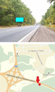 Билборд B в Харькове, 3х6  Трасса Харьков-Киев-Довжанский, 493 км + 800 м. Из города. Рядом Фельдман-Экопарк. фото 1