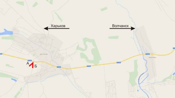 Billboard A in Shestakov s.Sestakovo na Volcansk scheme