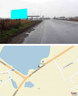 Билборд B в Балаклее, 3х6  ул. Новоселовка (заправка МАРШАЛ), из центра фото 1