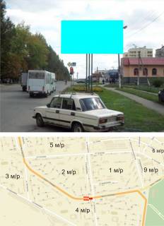 Билборд A в Лозовой, 3х6  м-н "У дома" , пр. Победы, 50 фото 1