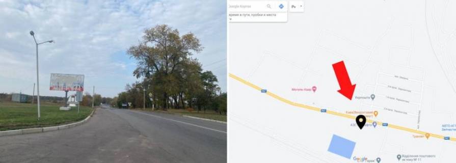 Билборд B в Прилуках, 3*6  Вул. Вавілова навпроти будинку № 15 (територія прилегла до АЗС), в'їзд в місто фото 1
