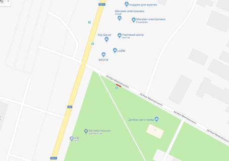 Билборд A в Краматорске, 3*6  ул. Маяковского 1 (напротив Амстора) - левый схема