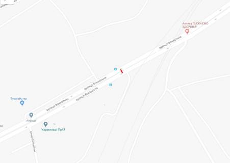 Билборд A в Славянске, 3*6  ул. Вокзальная (остановка Кераммаш) схема