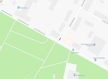 Билборд B в Краматорске, 3*6  ул. Маяковского 4 на перекрестке схема