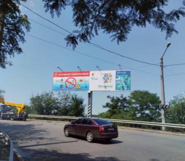 Билборд  в Одессе, 3х12  №1 Херсонский спуск Пересыпьский мост ст А фото 1