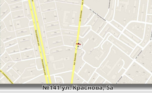 Призма A в Одессе, 3х6  0141P2 ул.Краснова,5 - маг." АЛЛО", в центр - 457913 схема