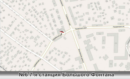 Призма B в Одессе, 3х6  0006P1 7-я ст. Большого Фонтана Призматрон - 457731 схема