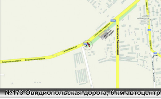 Billboard A in Odessa, 3х6  scheme