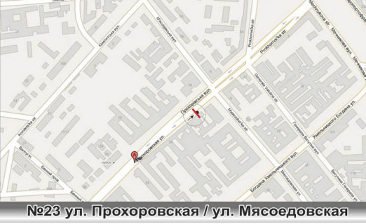 Призма A в Одессе, 3х6  0023P1 ул Прохоровская -ул Мясоедовская суп-т Обжора в центр - 457752 схема