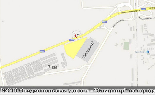 Білборд, Бігборд (Борд)  A у Одесі, 3x6 (gusak)  схема