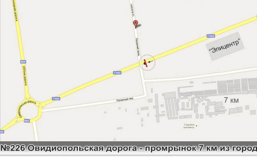 Билборд B в Одессе, 3x6 (gusak)  схема