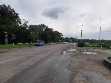 Билборд B в Магале, 3*6  с. Магала - Чернівці  (заїзд з об*їзної по вул. Січових Стрільців в сторону Добробут)навпроти заправки Azs Hrand фото 1