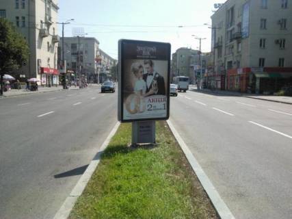 Ситилайт A в Запорожье, 1,2x1,8  проспект Соборний (кол. проспект Леніна), ул.Фанатська (Добролюбова)-пр.Металлургов фото 1