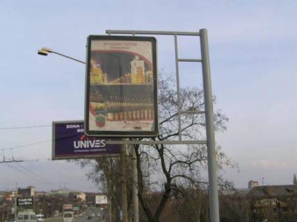 Сiтiлайт A у Запоріжжі, 1,2x1,8  пр.Ленина, ул.Гагарина-Дамба Фото 1