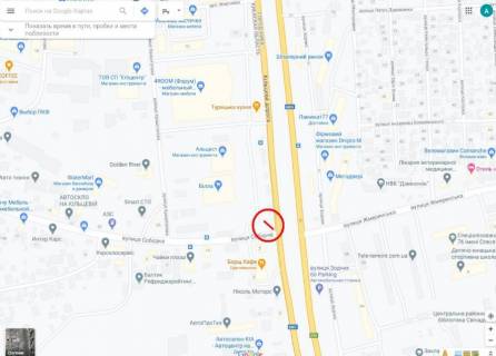 Билборд A в Петропавловской Борщаговке, 6х3 м  с. Петропавлівська Борщагівка, Велика Кільцева дорога, (вул. Петропавлівська, 2 (поворот на вул. Соборну) км 2+195 праворуч - №14 схема