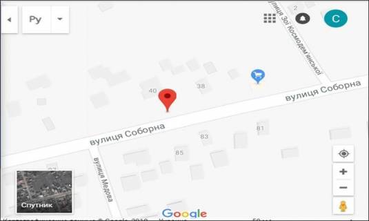 Билборд B в Петропавловской Борщаговке, 3x6  вул. Соборна 40 схема