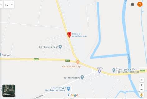 Билборд B в Гостомеле, 3x6  вул.Свято-Покровська, біля №44, напроти парку, виїзд з Гостомеля схема