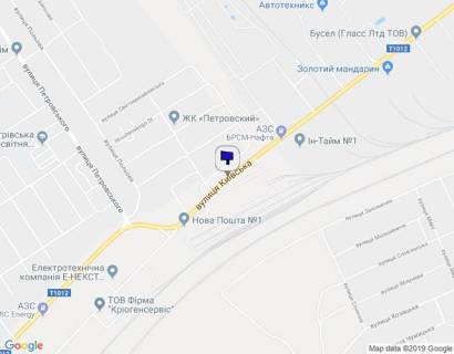 Билборд B в Киеве, 3x6  вул, Київська 25, перед поворотом на ЖК Петровський, в Київ схема