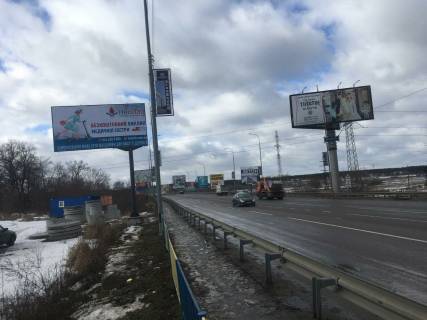 Билборд B в Горенці, 3x6  Варшавська траса, на мосту, із Києва фото 1