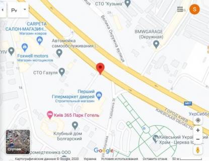 Билборд A в Киеве, 3x6  Кільцева, Мастєрок, нижній схема
