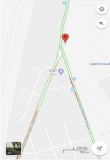 Билборд B в Вишневое, 3x6  вул. Чорновола, перед Жулянським мостом в Київ схема